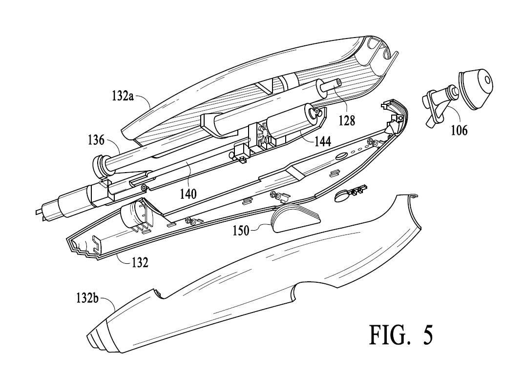A professional utility patent drawing demonstrating a drug induction method for USPTO submission.